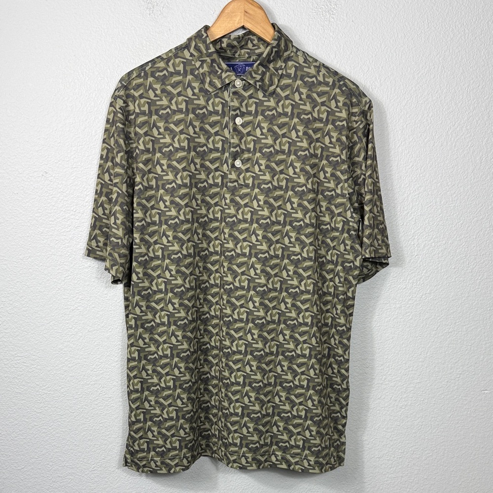 USA Palm Men's Pique Stretch Polo